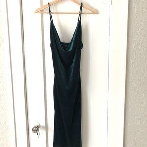Windsor Velvet Green Dress